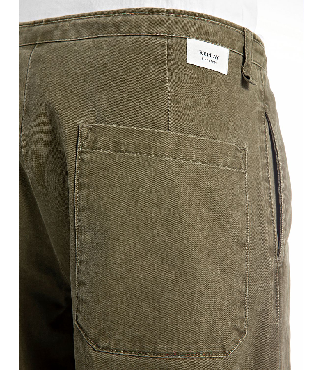 リラックステーパード コットンツイルジョグパンツ 詳細画像 マッドブラウン 6